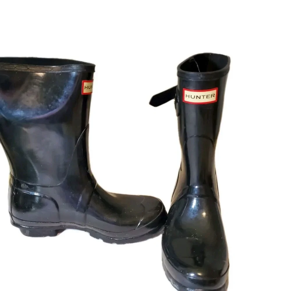 Hunter Water‎ Boots Womens Size Us 7 Black